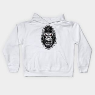 gorilla head Kids Hoodie